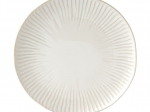 Assiette plate 26cm Gallery verte/blanche